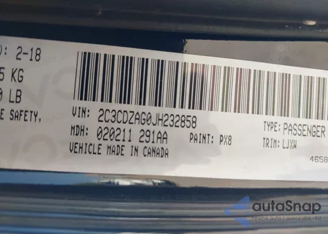 2018 Dodge Challenger Sxt Plus z USA, uszkodzony, nr VIN 2C3CDZAG0JH232858